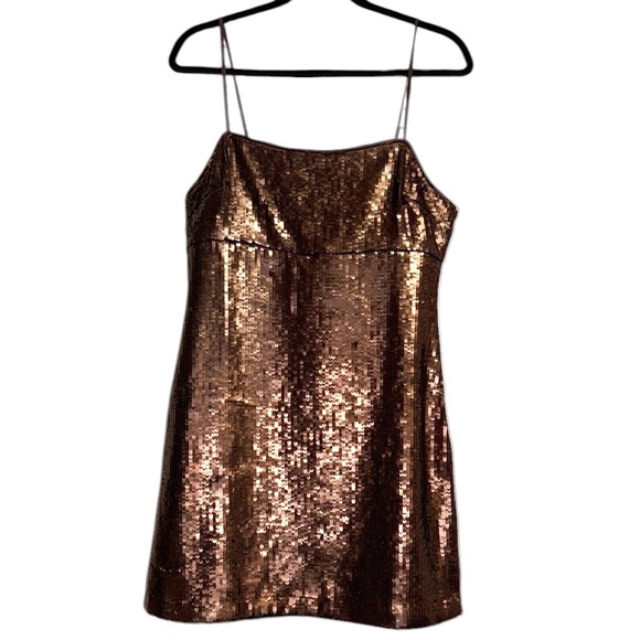 Madewell Sequin Slip Mini Dress - Picture 5 of 16